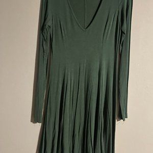 Forever 21 Green Fit and Flare Dress